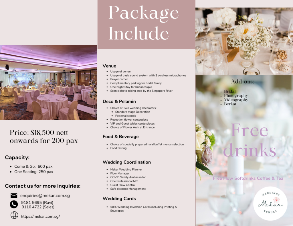 Four Points Sheraton by Singapore Wedding Package