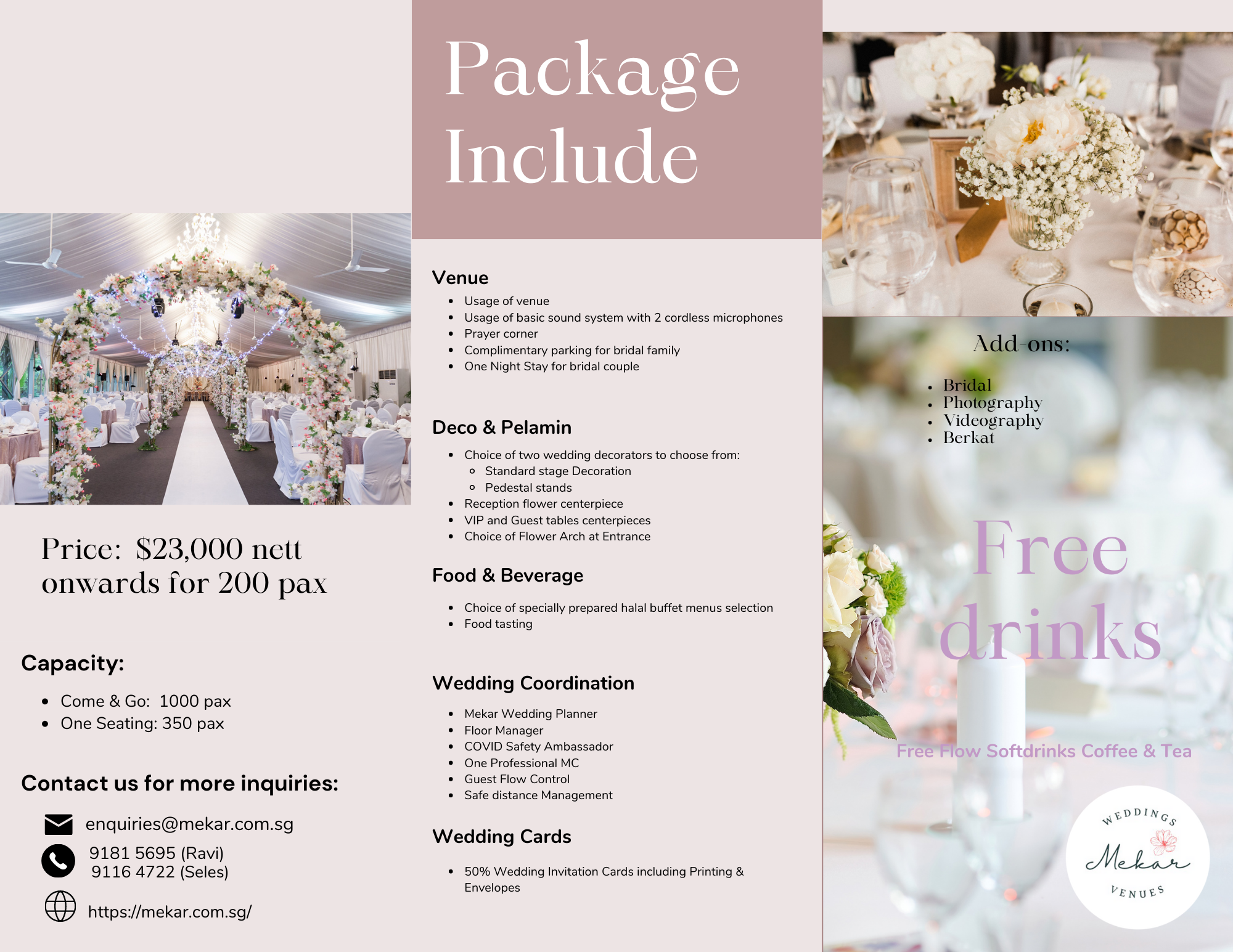 Hotel 2024 wedding packages