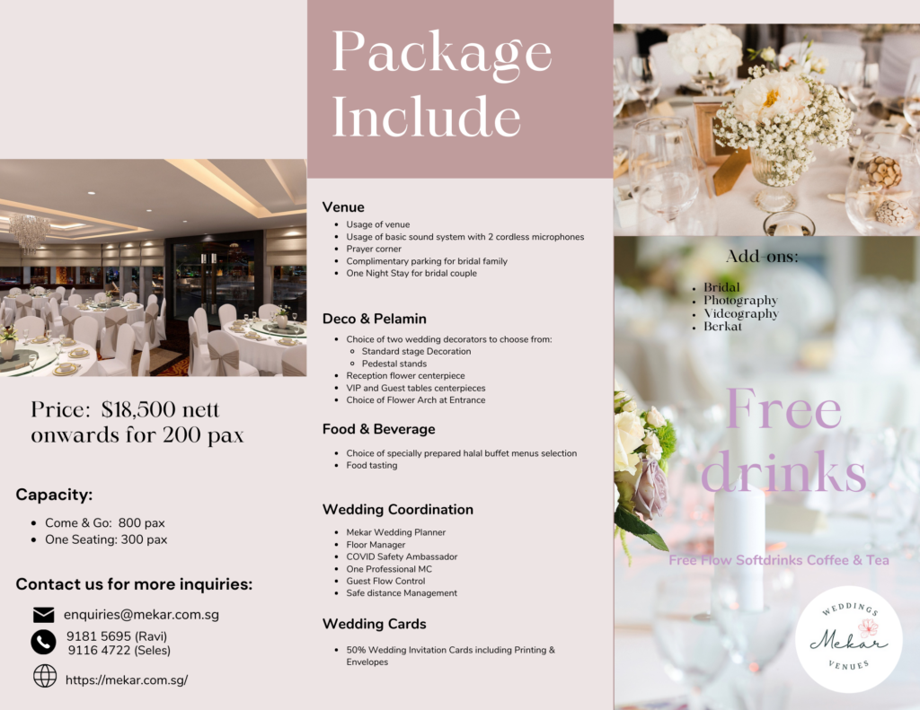Peninsula Excelsior Hotel Wedding Package